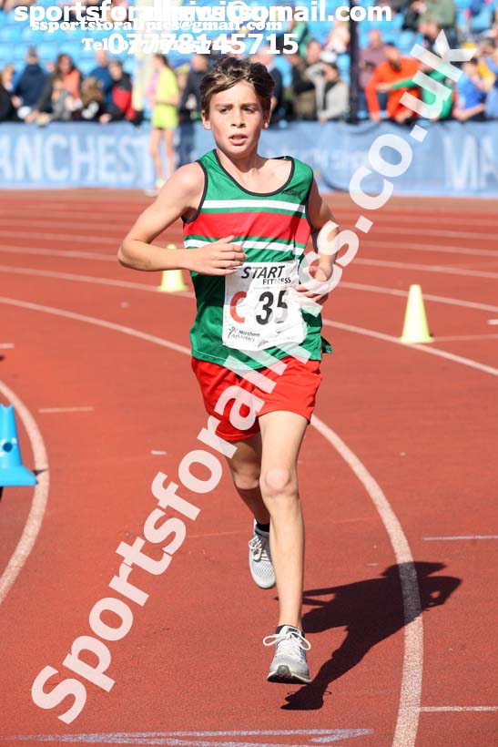 Boys under-13s  Northern 3 Stage Road Relay, SportsCity, Manchester. Photo: David T. Hewitson/Sports for All Pics